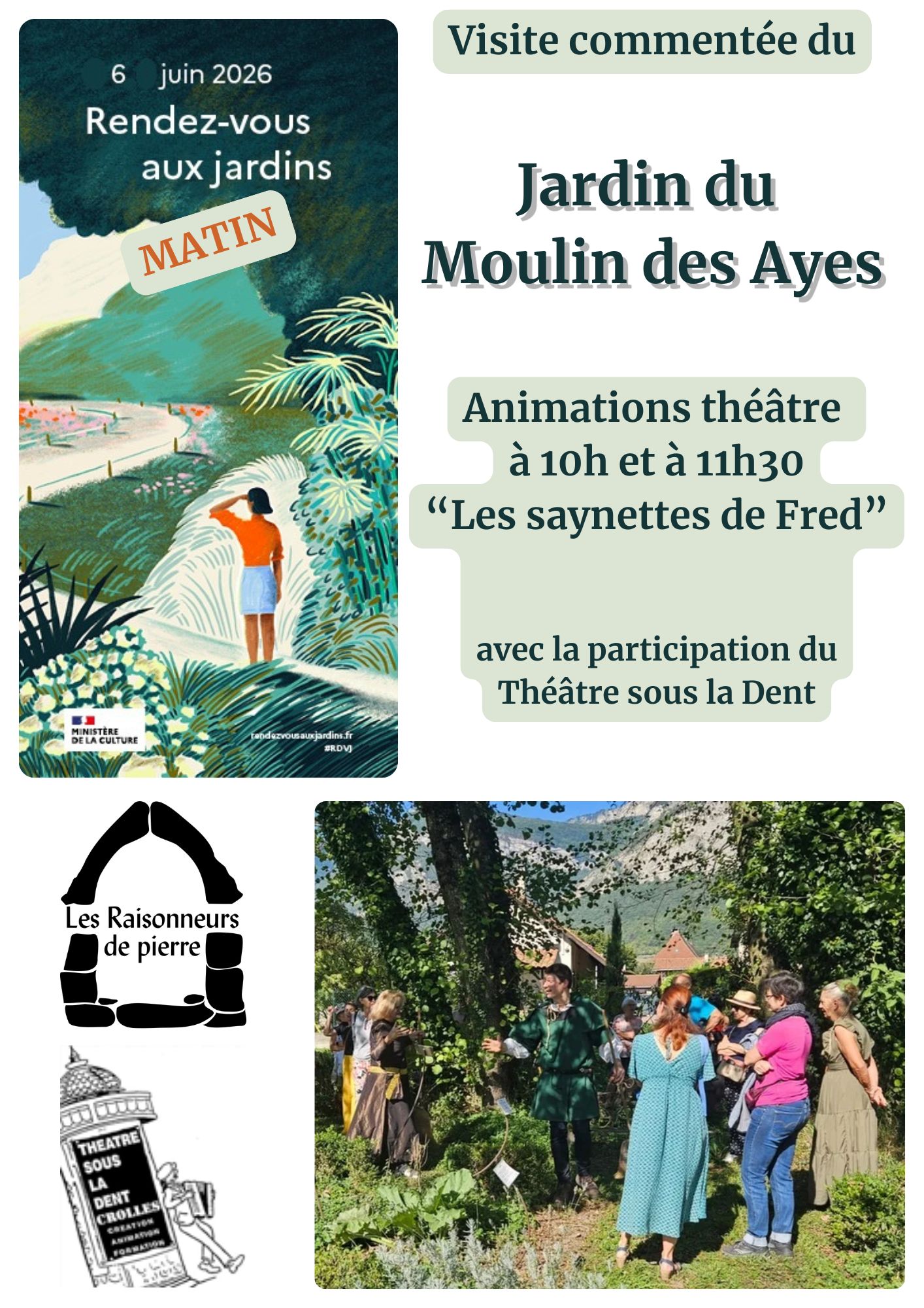 RdP RDV aux jardins 2026 affiche